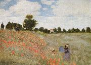 Claude Monet, Poppies Blooming,